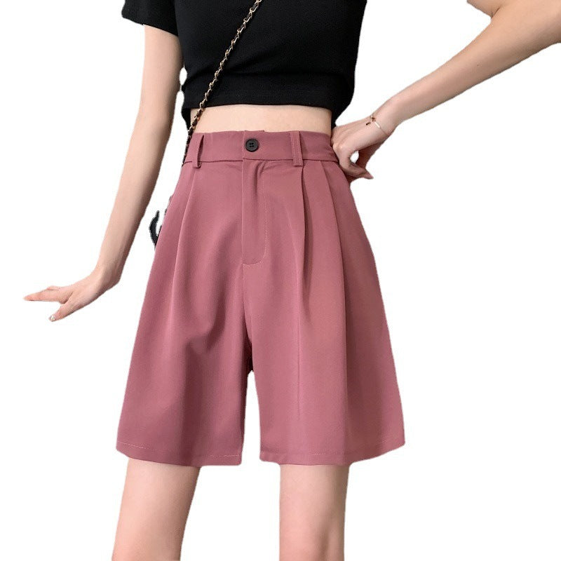 Casual Straight-leg Fifth Wide-leg Pants