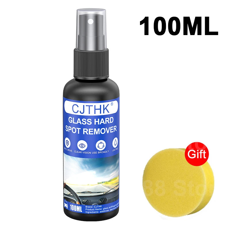 Car Glass Anti-rain Water Spray Repellent Nano Coating Hydrophobic Waterproof Agent Oil Film Removing Auto Glass Film Agent