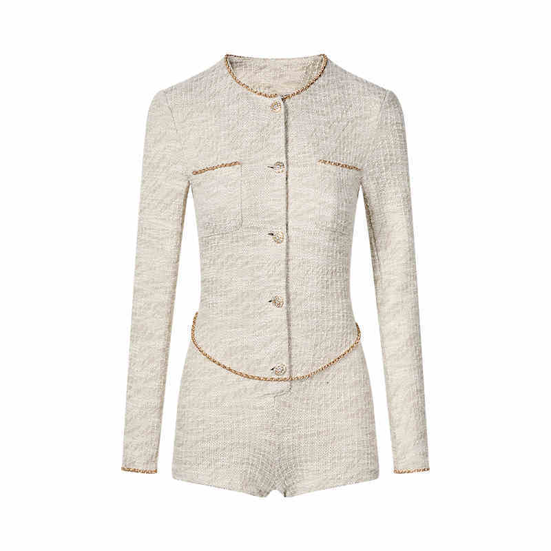 Classic Style Socialite Old Money Style Jumpsuit Belt