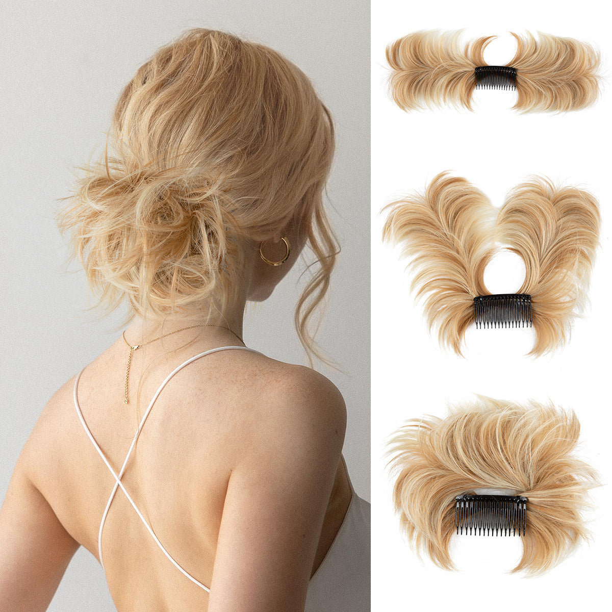 European And American Wig Set Women's Adjustable Grip