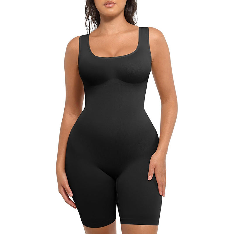 European And American Seamless Jumpsuit Hip-lift And Belly Shaping Tight Corset