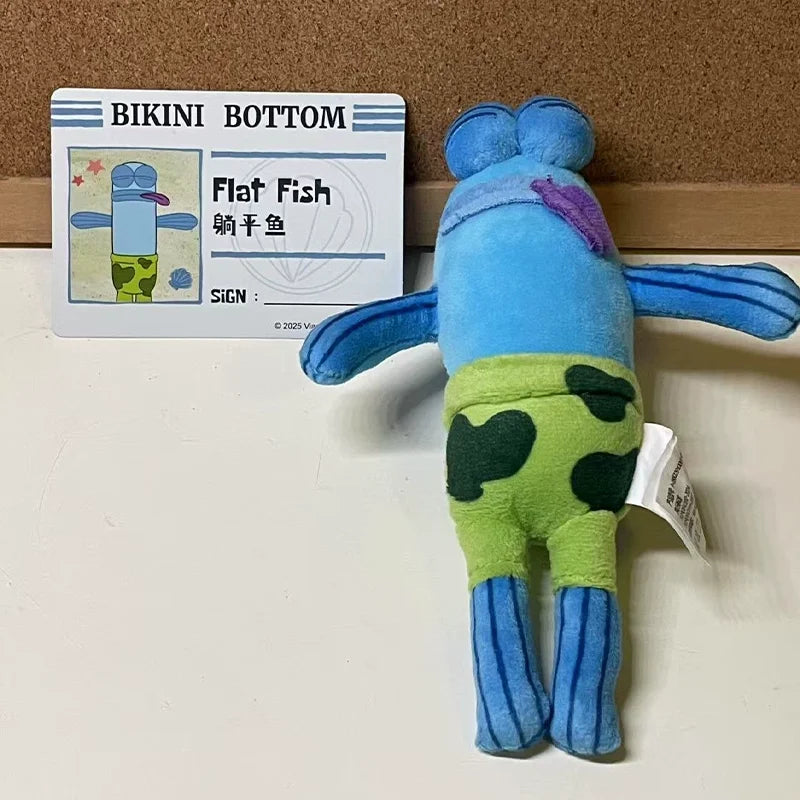 Beechburg Lie Flat Fish Trendy Blind Box Cute Backpack Decorations Stuffed Toys For Fans Collectible Plushies Online Drawbox