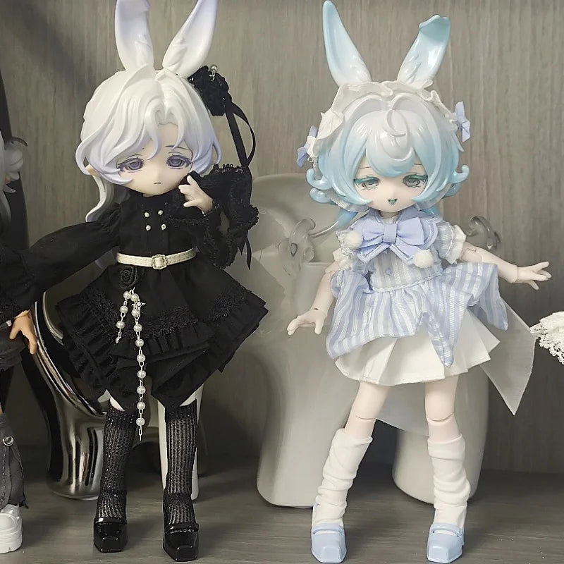 Come4free 1/12 Bjd Blind Box Bonnie Meteorological Star Language Series Kawaii Rabbit Bjd Decora Articulated Action Figure Toys