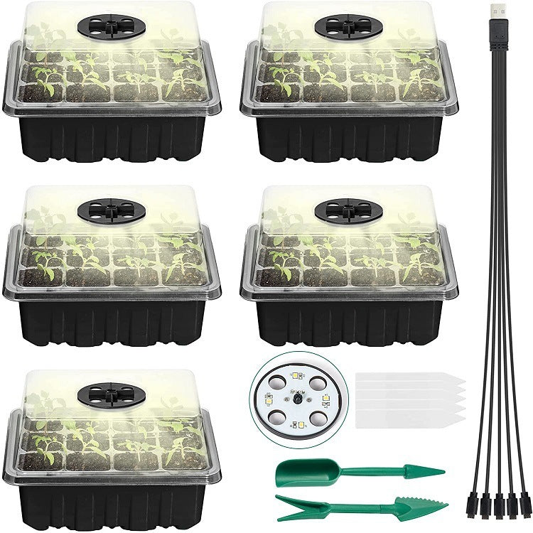 12 Well Seedling Pot With Lamp