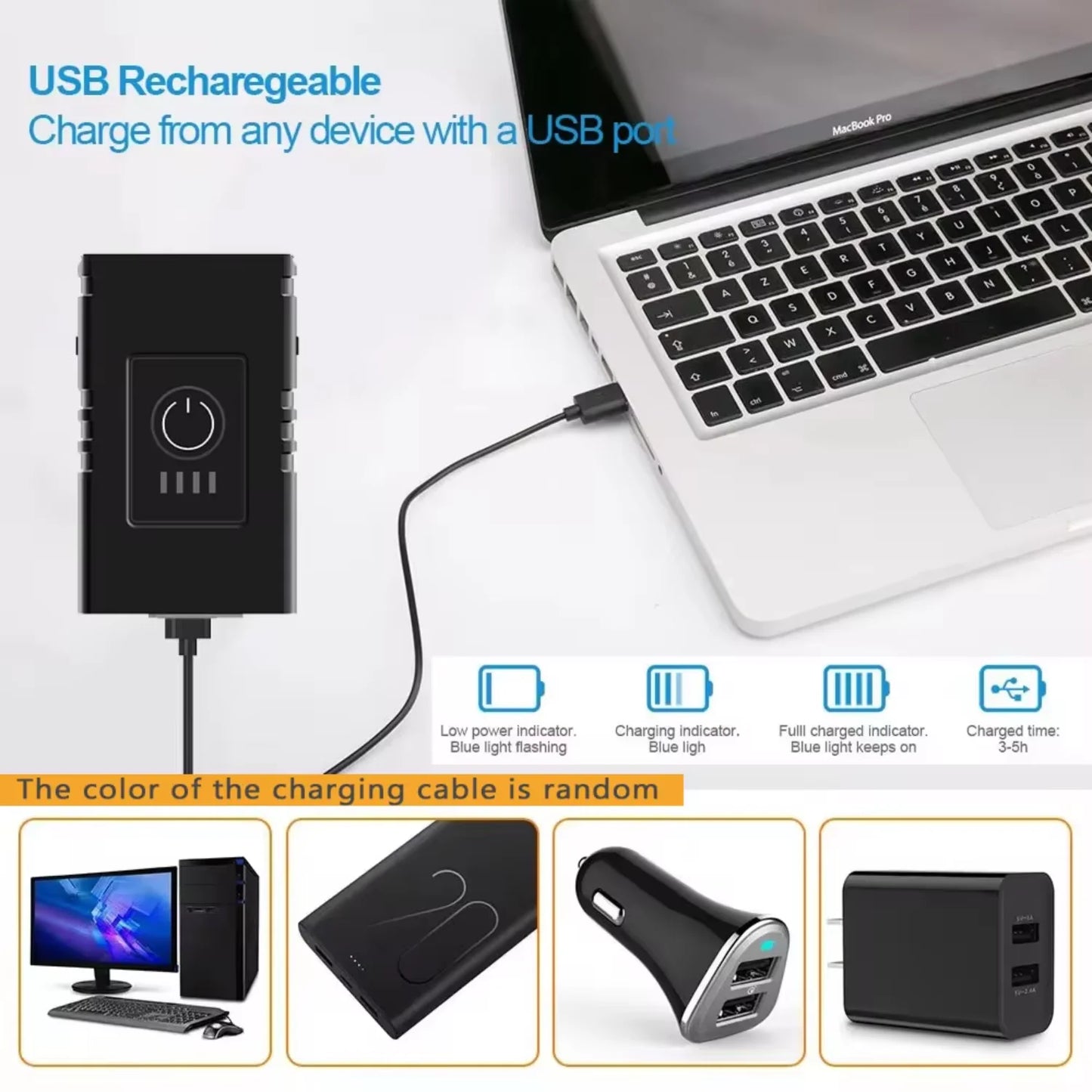 BK02 Bike Light USB Rechargeable T6 Bicycle Lights 6 Modes MTB Flashlight Bicycle Headlight Cycling Bicycle Front Lamp