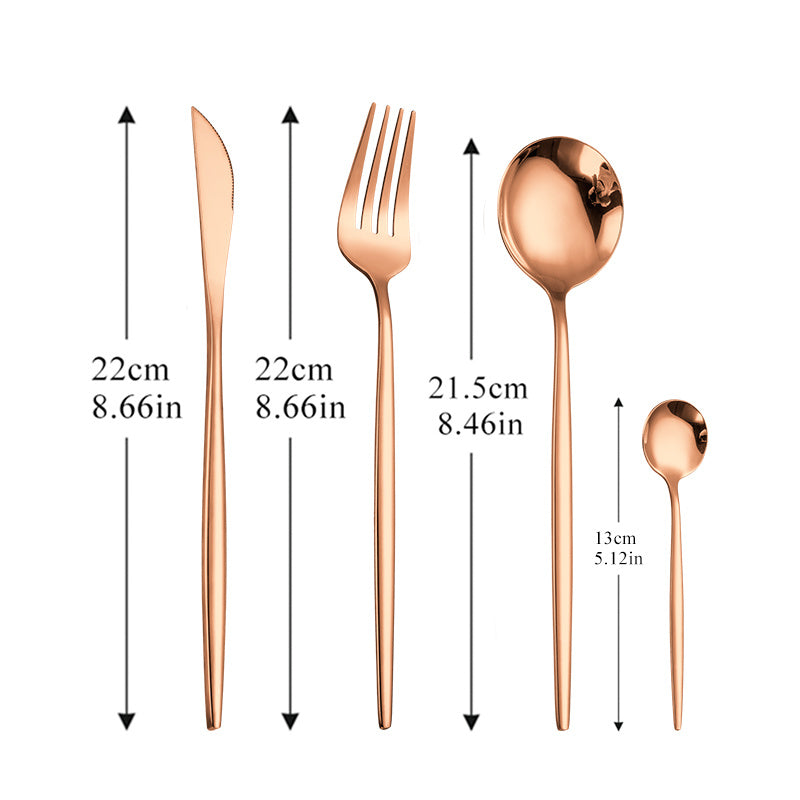 4-piece Stainless Steel Western Cutlery Set