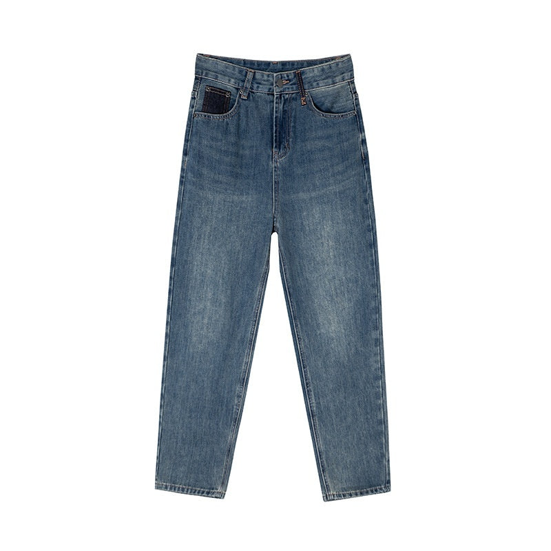 Autumn And Winter High Waist Harem Jeans Women