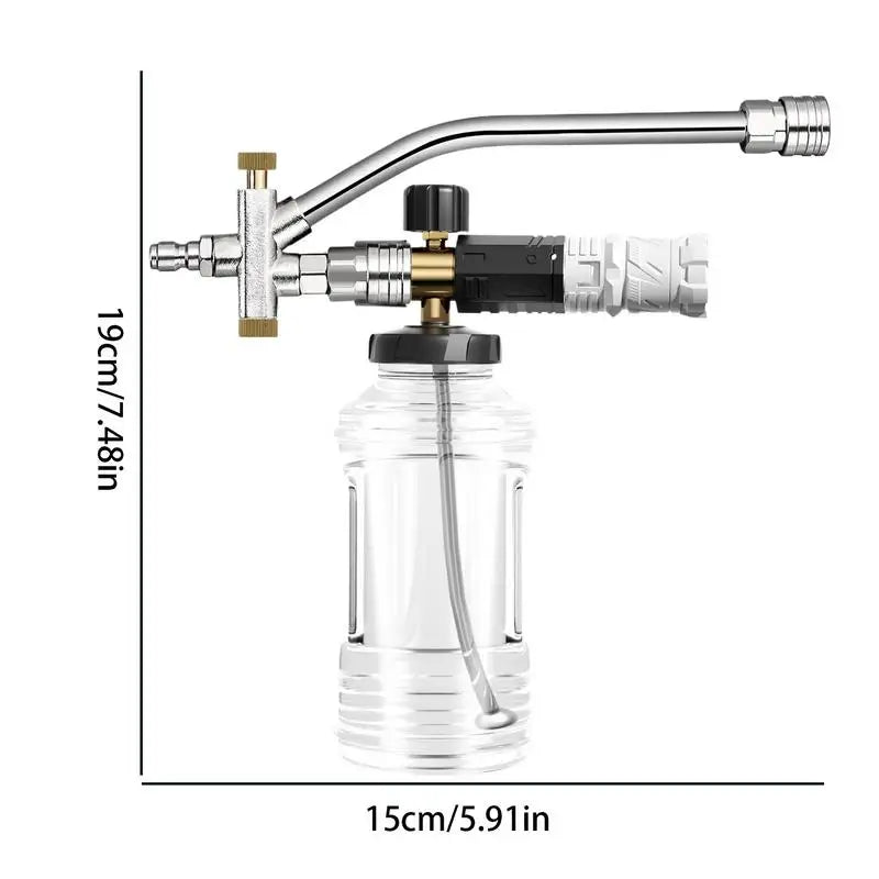 Car Wash Soap Sprayer Car Soap Sprayer Spray Nozzle Pressure Attachment Kit Adjustable Mode For Truck Outdoor Lawn House Car