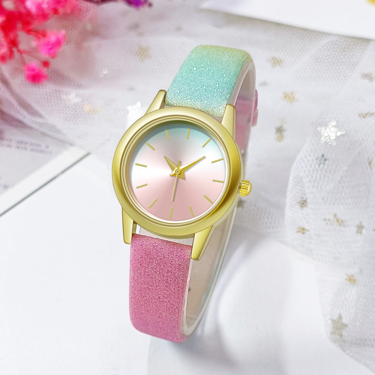 Fashion Casual Simple And Fresh Belt Watch