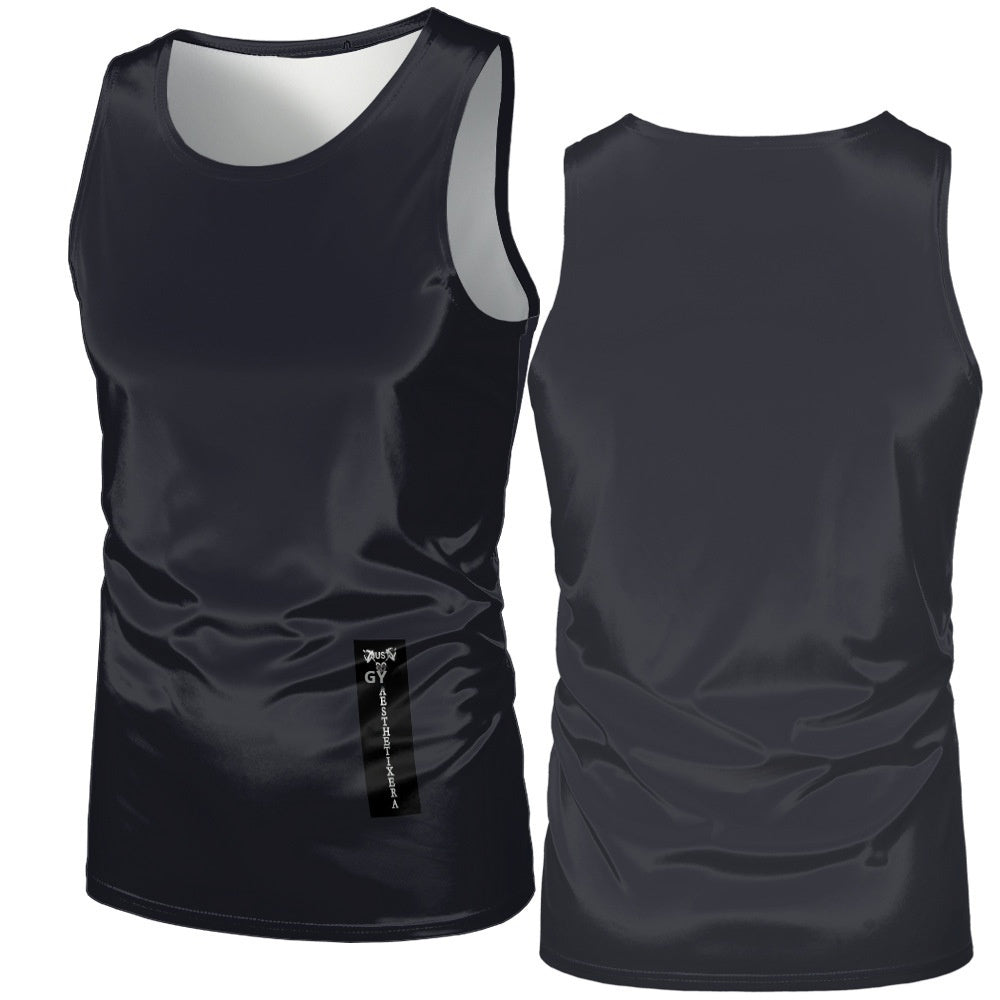 Digital Printing Men's Casual Breathable Short-sleeved Vest