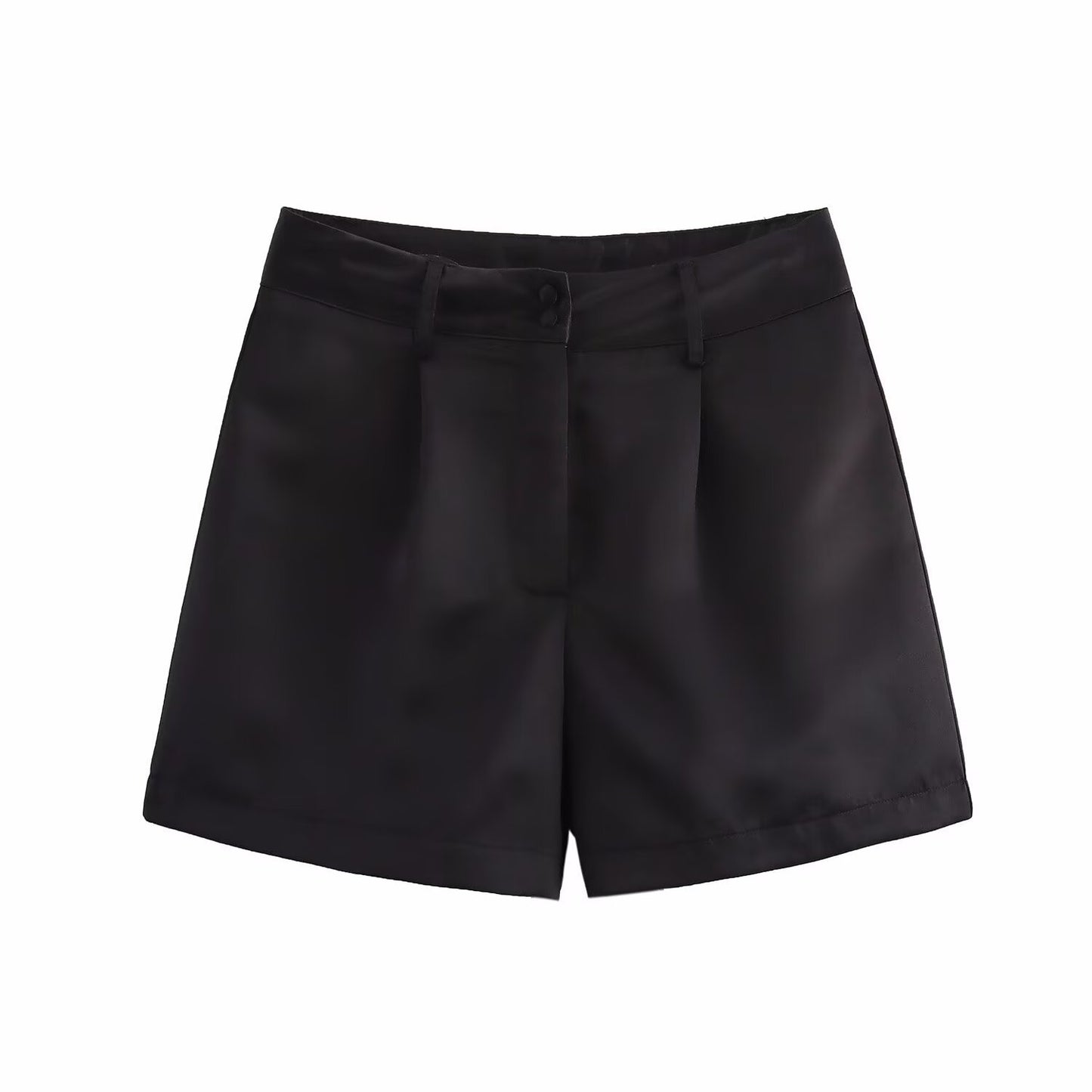 European And American Style French Fashion Design High Waist Bag Buckle Multicolor Shorts