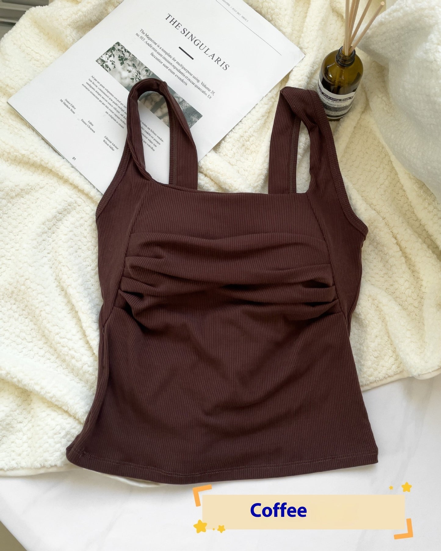 Camisole Women's Inner Strap With Chest Pad