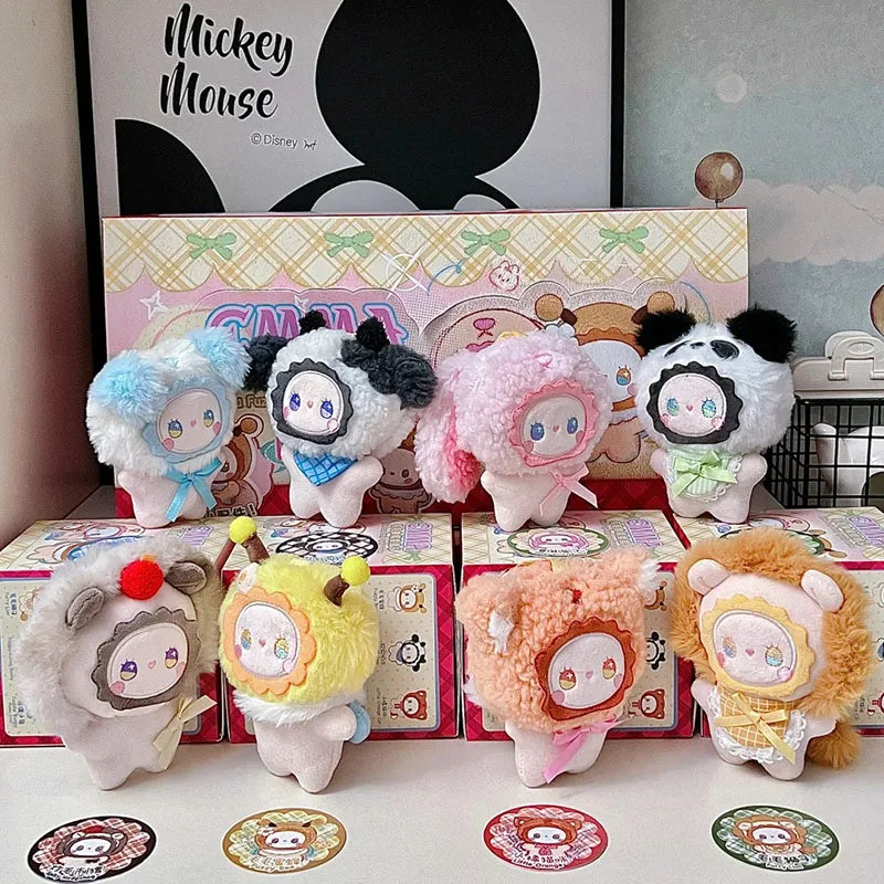 EMMA Secret Forest Fury Family Cute Girl Plush Doll Pendant Blind Box Music Pinch Toy Trendy Surprising Gift for Children
