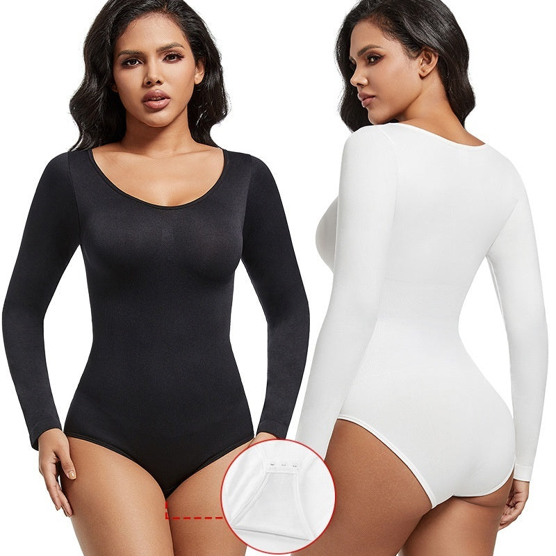 Body Shaping Triangle Jumpsuit Breasts Support Push Up Girdle