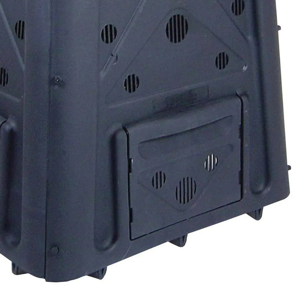 65 Gallon Bla Plastic Compost Bin With Air Vents