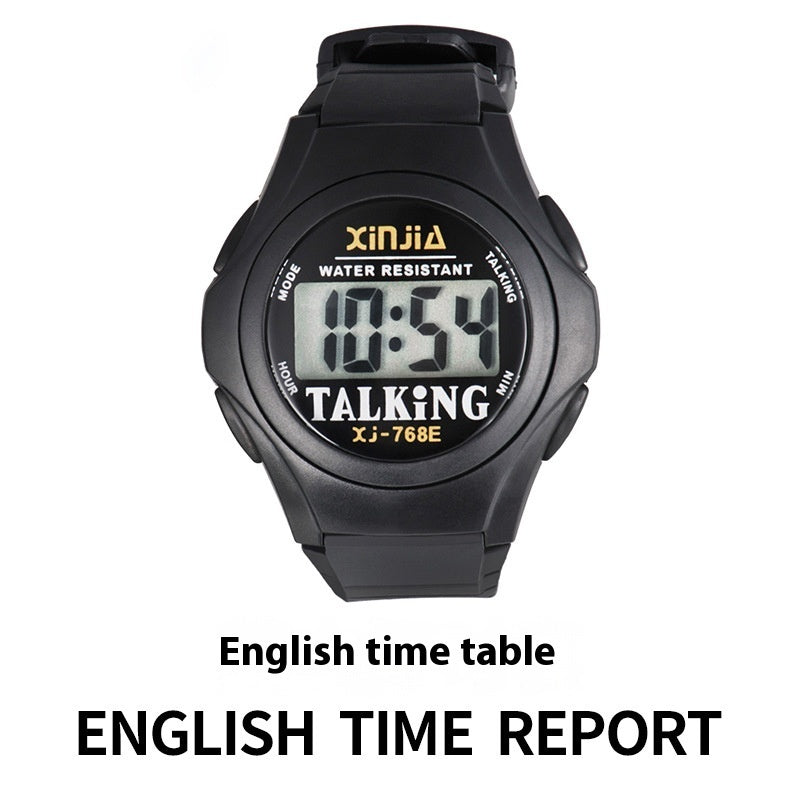 Electronic Blind Watch English Time Reporting