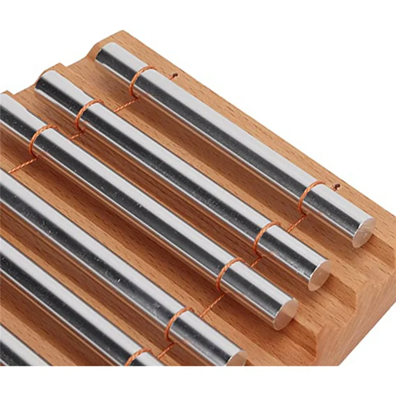 7-Tone Handbell Percussion Instrument with Mallets, Handbells for Classroom Meditation Yoga-ABJQ