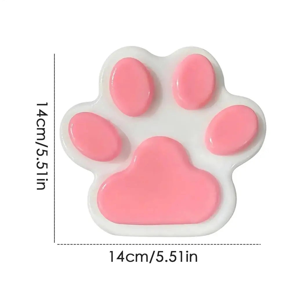 Big Cat Paw Silicone Squeeze Toy Cute Cat Claw Slow Rebound Stress Relief Sensory Fidget Toy for Kids Adults Antistress Gift