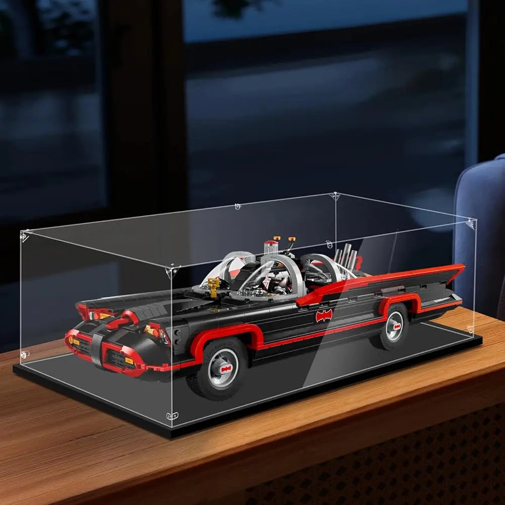 Acrylic Display Case For 76328 Classic Tv Series Batmobile, 42127 Batmobile, 21054 The White House Or 42126 F-150 Raptor,