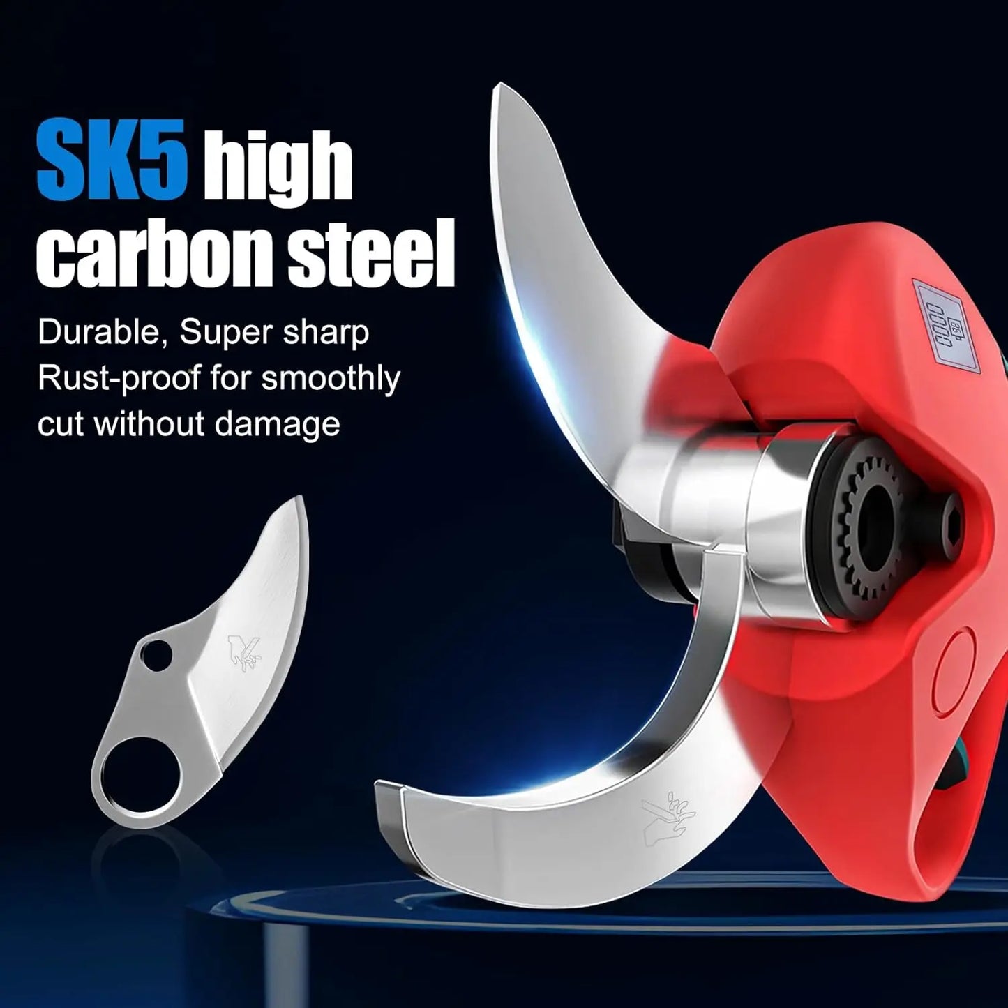 Electric Pruning Shears (No Battery), Cordless Pruning Shears 40mm(1.6 inch) Cutting Diameter Electric Shears for Tree Branch Tr