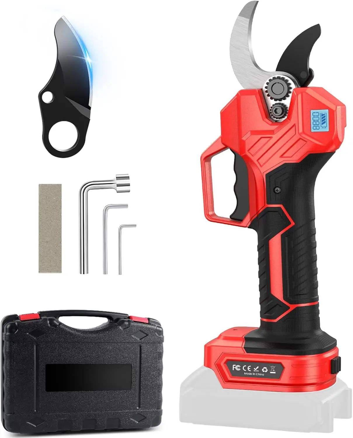 Electric Pruning Shears for DeWalt 20V Max Cordless 1.6-2.0 Inches Branch Cutter Battery Pruning Shears with LCD Display Power S
