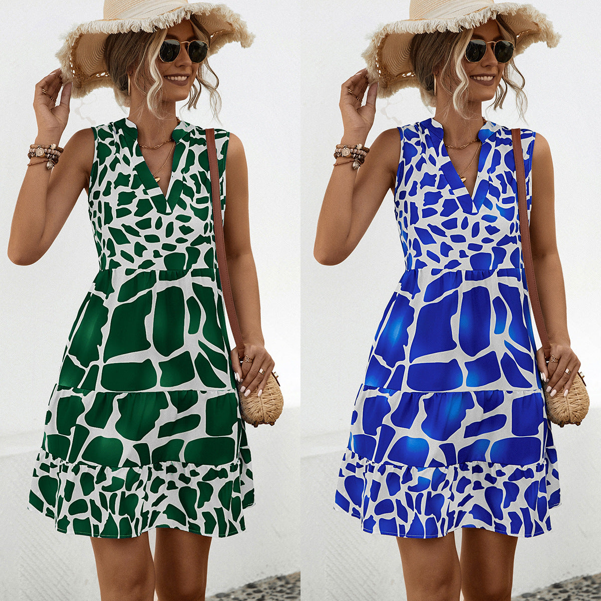 Fashion Personality Women Sleeveless Dress