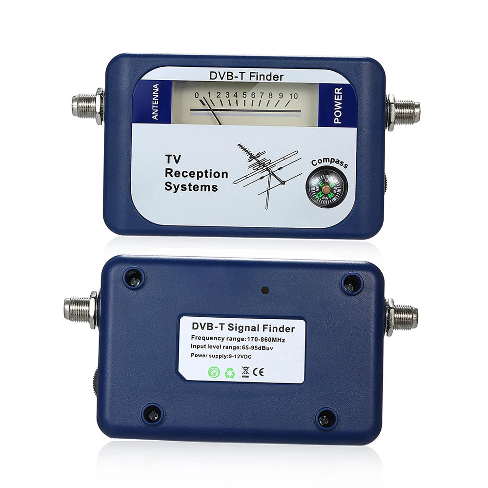 DVB-T Digital Satellite Signal Finder Meter Aerial Terrestrial TV Antenna with Compass TV Reception Systems DVB-T Signal Finder