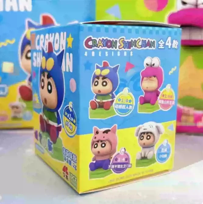 Crayon Shin-Chan Transformation Series Blind Box Ornaments Mystery Boxes Trendy Toys Figurines Model Dolls Surprise Gifts