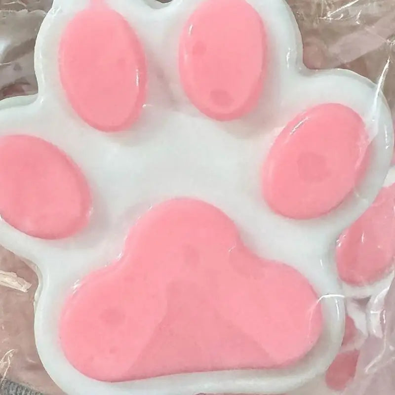 Big Cat Paw Silicone Squeeze Toy Cute Cat Claw Slow Rebound Stress Relief Sensory Fidget Toy for Kids Adults Antistress Gift