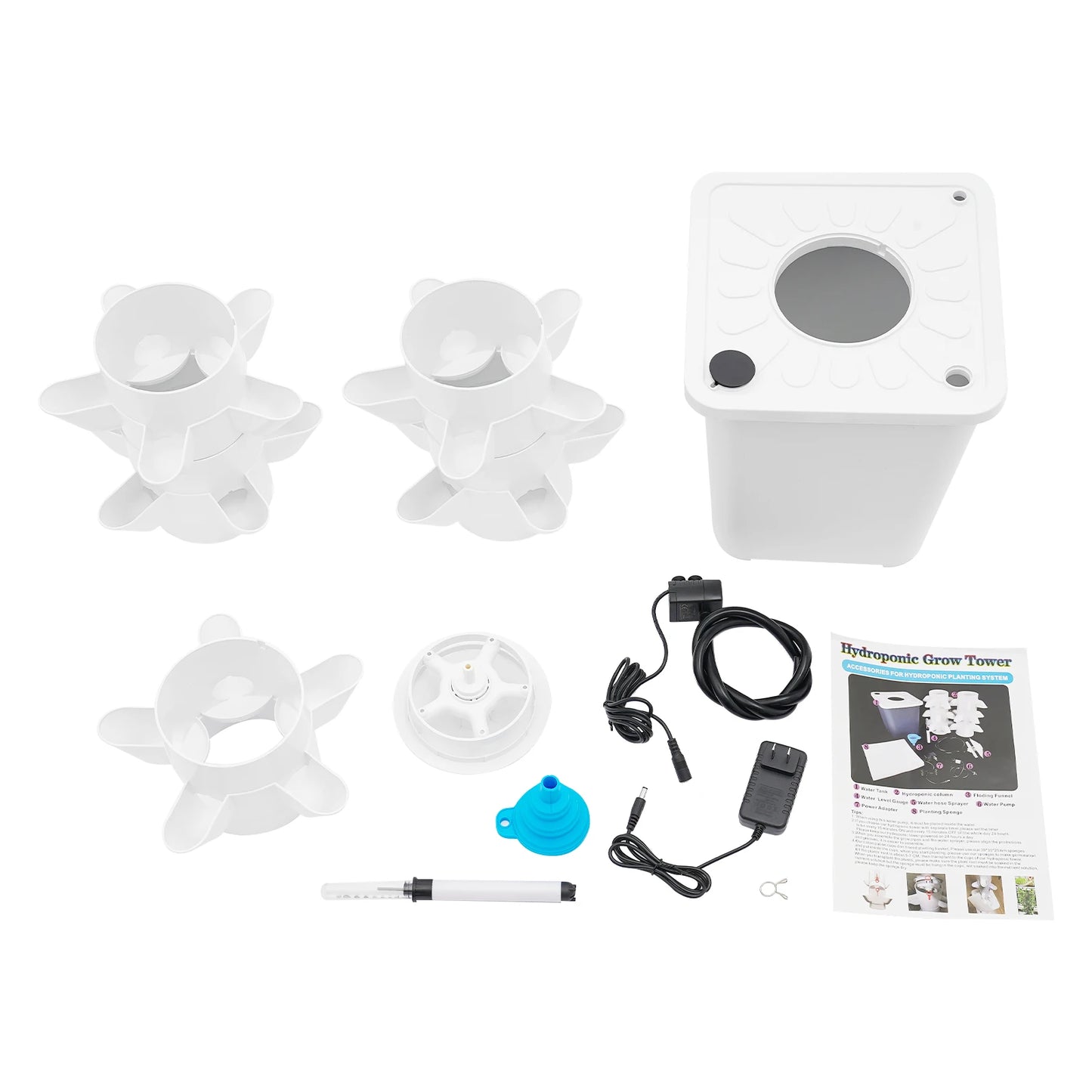5 -Tiers Hydroponic Growing Kit, 25-Pod Hydroponic Mechanism, Home Gardening Mechanism 100-240V