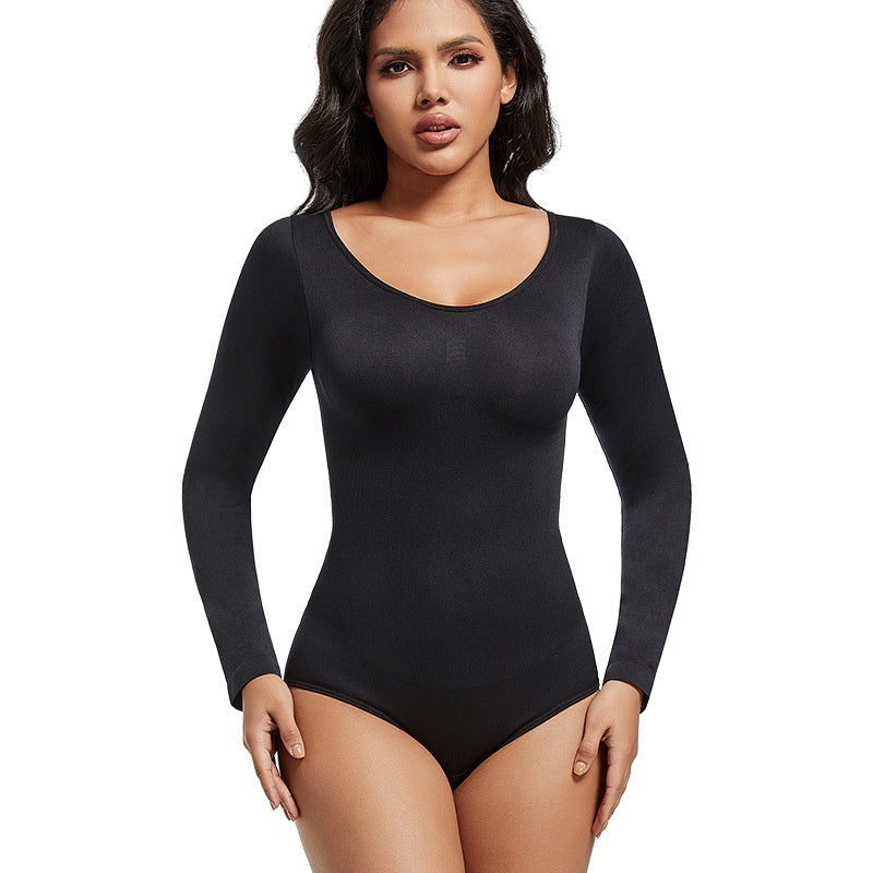 Body Shaping Triangle Jumpsuit Breasts Support Push Up Girdle