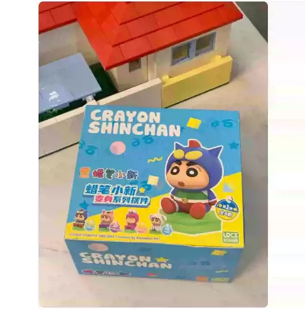 Crayon Shin-Chan Transformation Series Blind Box Ornaments Mystery Boxes Trendy Toys Figurines Model Dolls Surprise Gifts