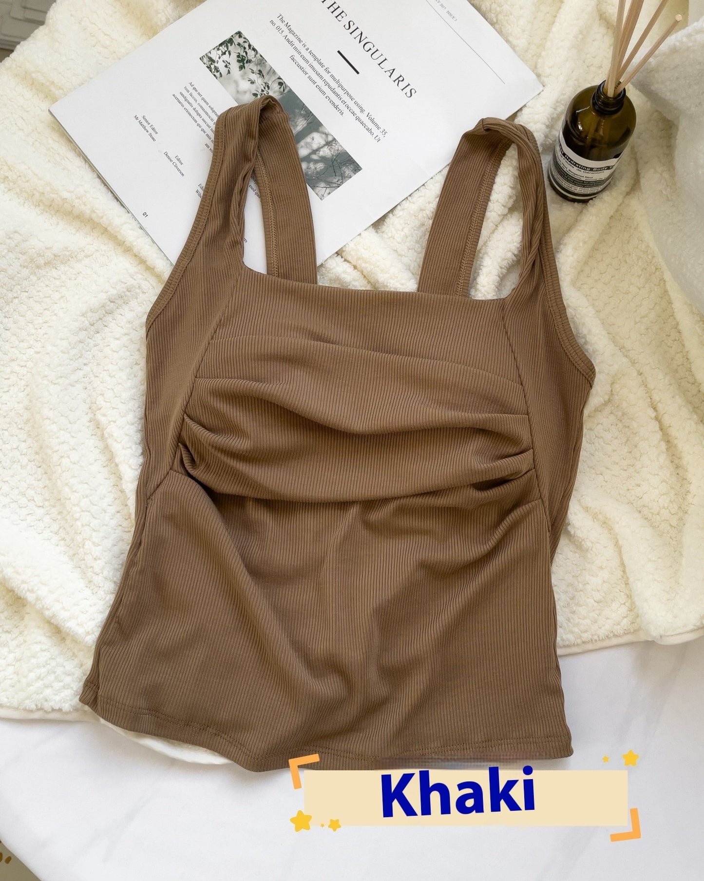 Camisole Women's Inner Strap With Chest Pad