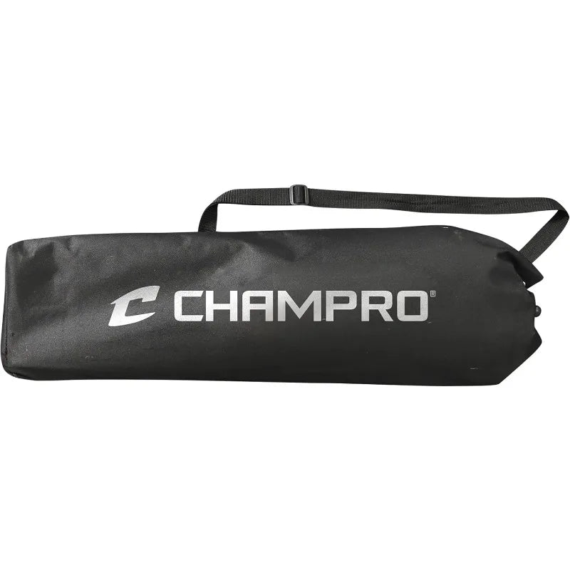 CHAMPRO Portable Football Kicking Screen, Warm-up and Practice Net, 7' ORANGE