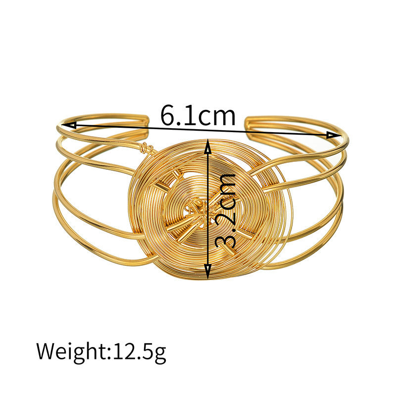 European And American New Eye-catching Hollow Bracelet