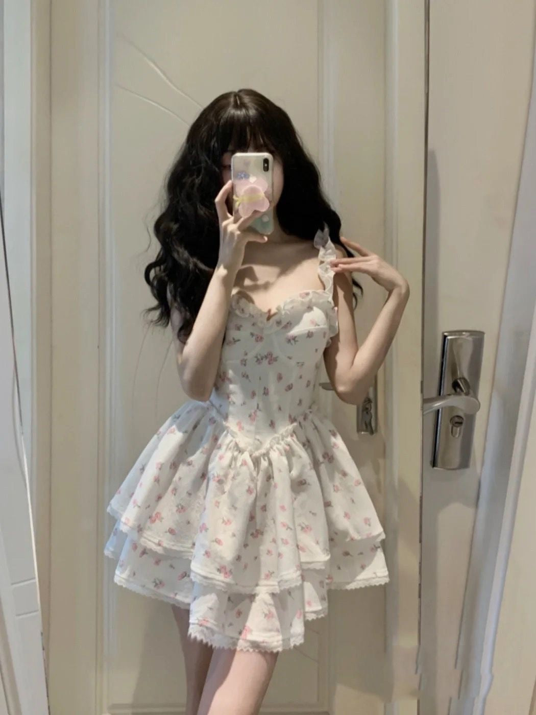 Fashion Floral Strap Dress Women