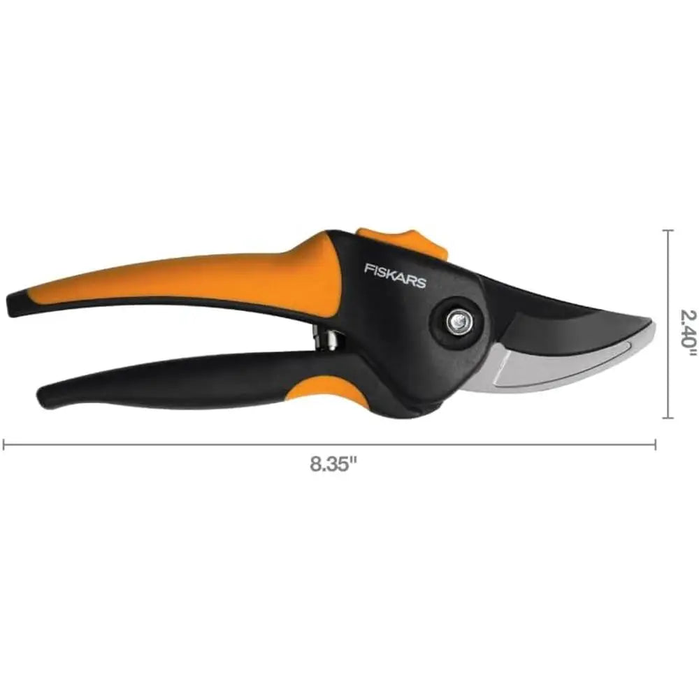 Bypass Pruner and PowerGear Super Lopper Combo Razor Sharp Blade Rust Resistant Low Friction Easy Cutting 1-1/4 Inch Capacity