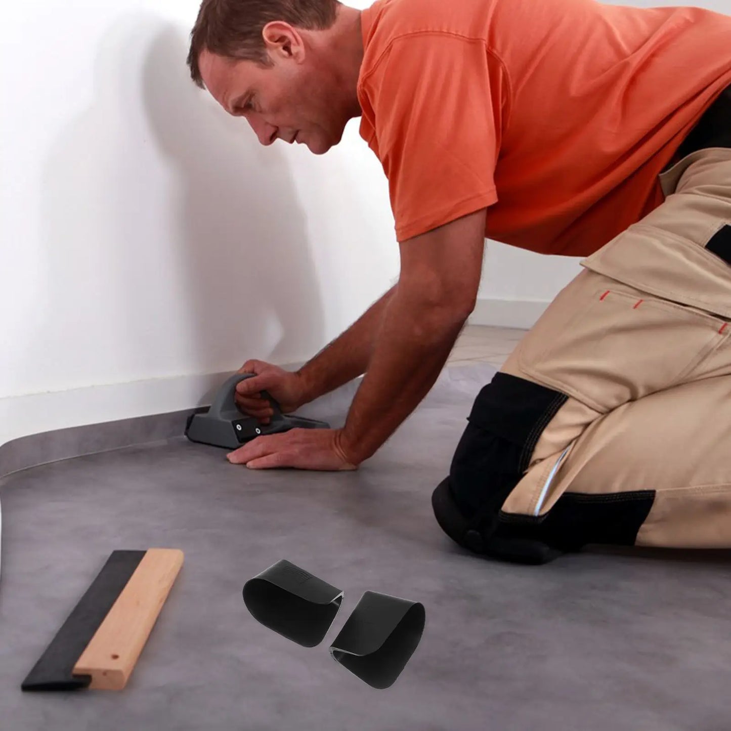 2 Pcs Tool Grout Applicator Tile Refinishing Kit Scraper Tile Refinishing Kit Sealer HouseDecoration Tools Plastic