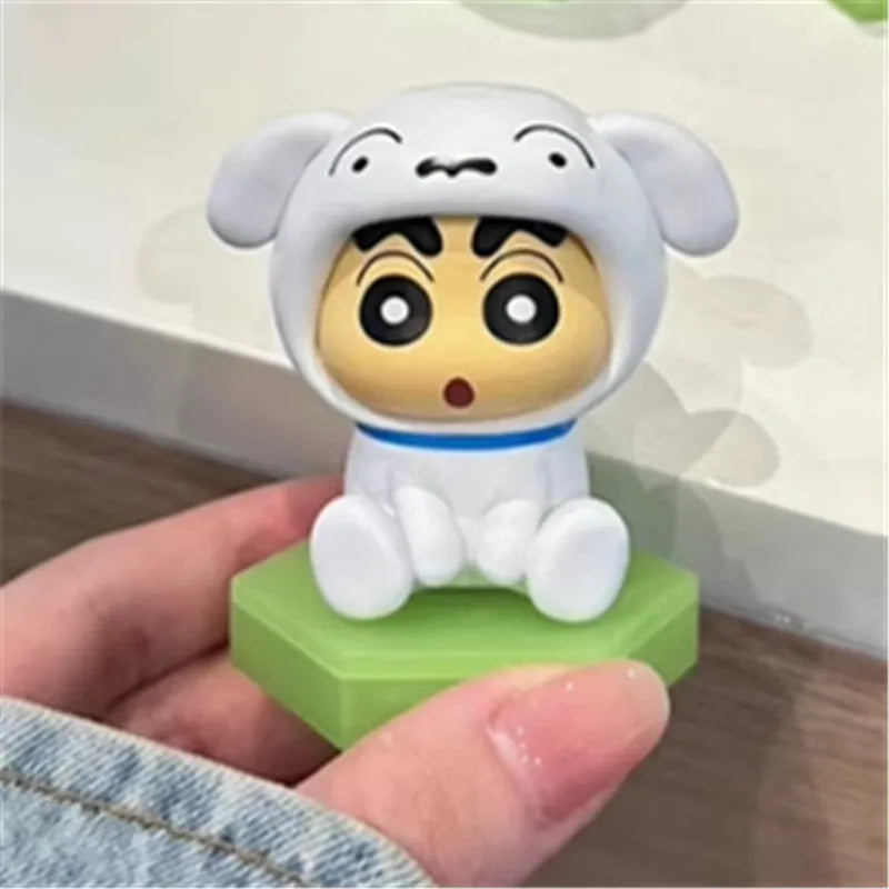 Crayon Shin-Chan Transformation Series Blind Box Ornaments Mystery Boxes Trendy Toys Figurines Model Dolls Surprise Gifts