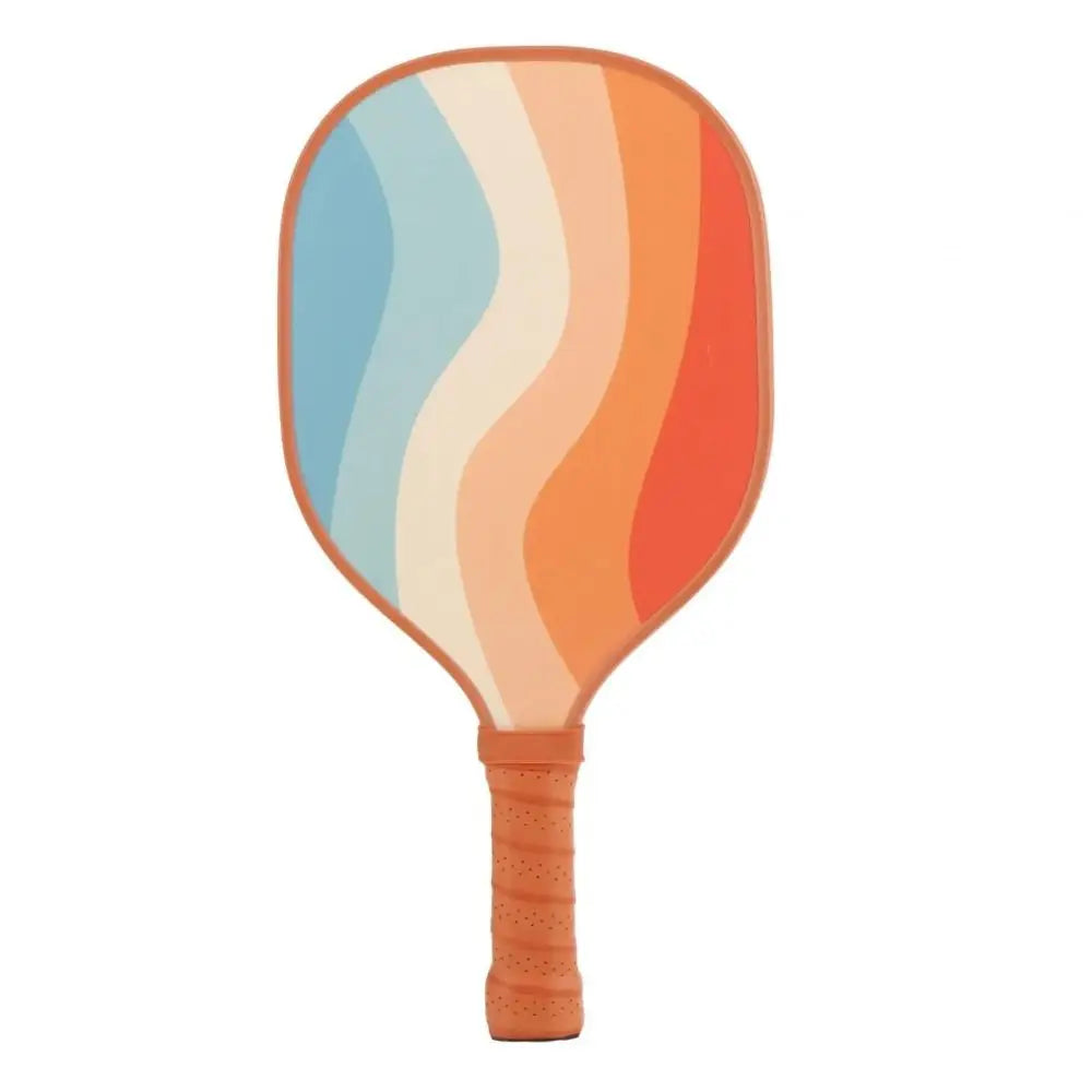Durable Wooden Pickleball Paddles Non-Slip Colorful Pickle Ball Racket Beginner Single Racket Pickleball Training Equipment Men