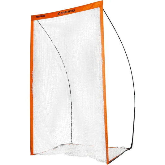 CHAMPRO Portable Football Kicking Screen, Warm-up and Practice Net, 7' ORANGE