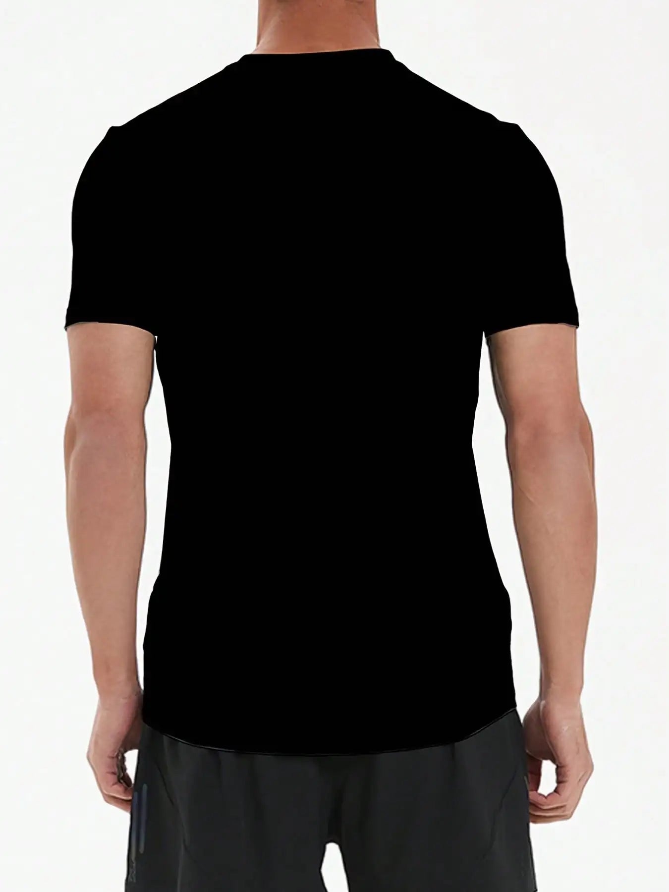 1pc Viking Skull Print T-Shirt for Men, Casual Crew Neck, 100% Polyester Knit Fabric, Reguler Print Design, S