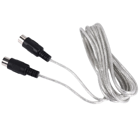 9.8FT Midi Male to Male DIN 5-Pin Music Instrument Extension Cable Connector-ABJQ