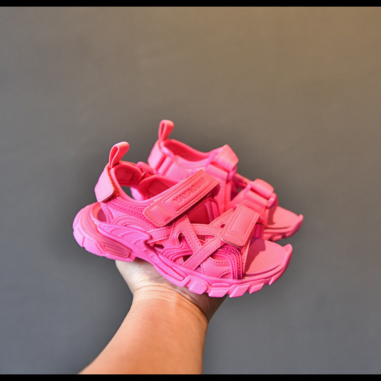 Children's Sports Sandals, Girls' Explosive Soft-Soled Children's Beach Shoes