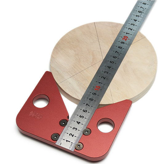 Carpenter's Center Ruler Carpenter's Round Center Line Marker Beech Scribing Gauge