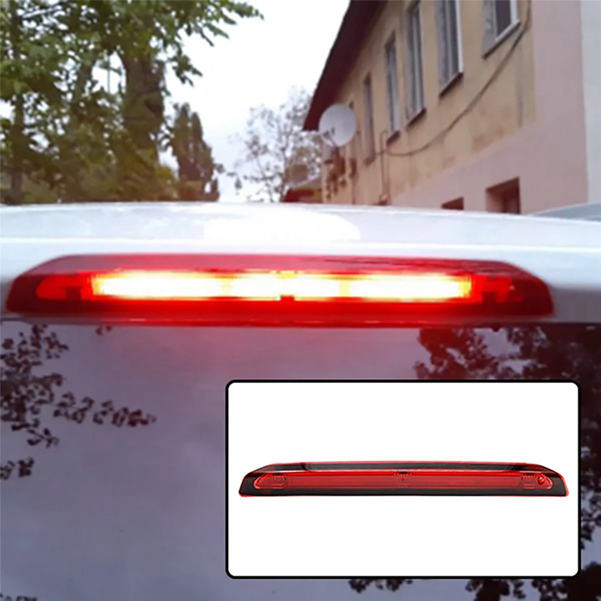 2X Car High Mount Rear Third Brake Light Stop Signal Lamp Red Lamp for Escape/ 2013 2014 2015 2016