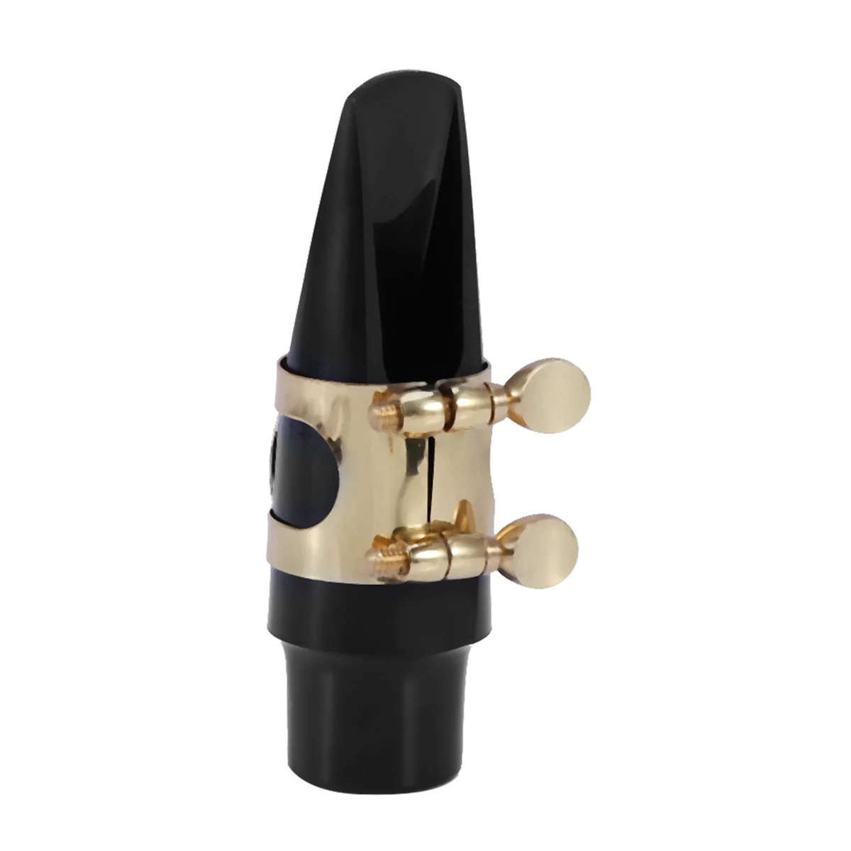 8X Alto Sax Saxophone Mouthpiece Plastic with Cap Metal Buckle Mouthpiece Patches Pads Cushions-ABJQ