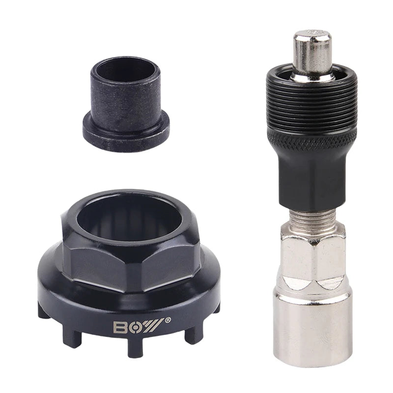 8 Teeth Fitting Chainring Lockring Removal Sleeve Eight Notch Tool Bicycle Drive-side Bottom Bracket For Install E-Bike