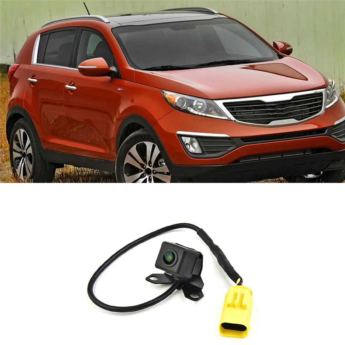 2X for 2011-2016 Rear View Camera Reverse Backup Parking Assist Camera 95750-3W100 / 95750-3W110
