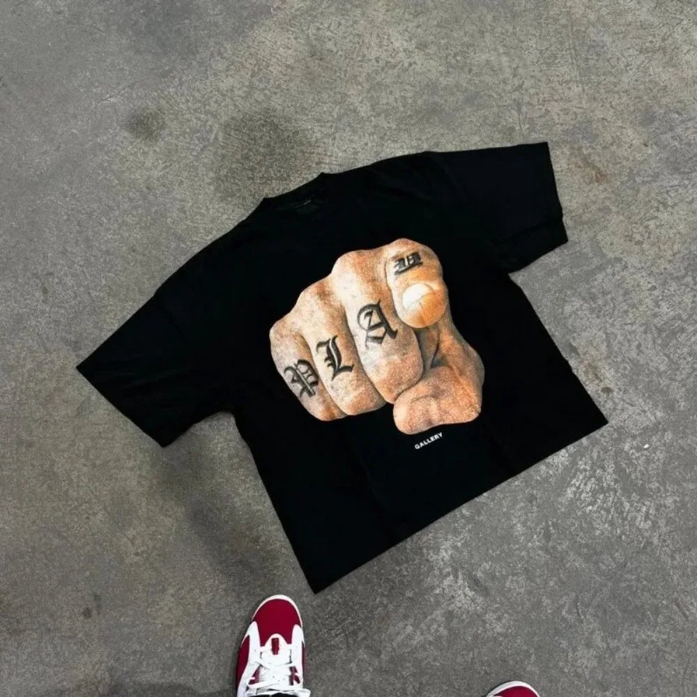 designer t shirt Y2K Hip Hop women mens Summer Loose Fashion Casual Shirt Luxurys Clothing Street High Quality Unisex Tees moto